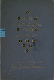 Cover of edition hishonourandlady00dunciala