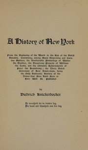 Cover of edition historyofnewyork0000unse