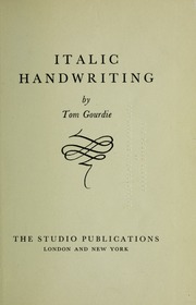 Cover of edition italichandwriti0gour