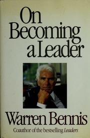 Cover of edition onbecomingleader00benn_0