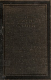 Cover of edition lanausee0000sart