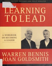 Cover of edition learningtoleadwo0000benn