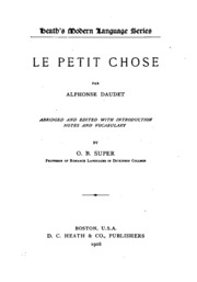 Cover of edition lepetitchose01daudgoog