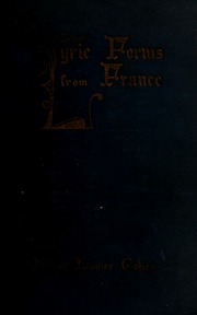 Cover of edition lyricformsfromfr01cohe