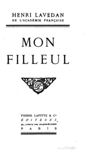 Cover of edition monfilleul00lavegoog