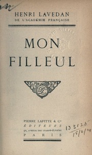 Cover of edition monfilleul00laveuoft