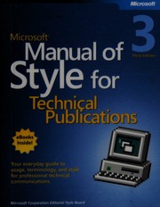 Cover of edition microsoftmanualo0003unse