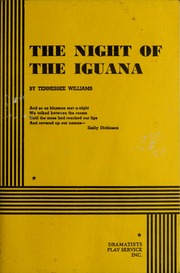 Cover of edition nightofiguana00will_0