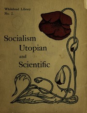 Cover of edition socialismutopian00enge_1