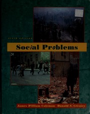 Cover of edition socialproblems00cole