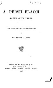 Cover of edition saturarumliber00persgoog