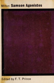 Cover of edition samsonagonistes0000milt