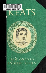 Cover of edition selectedpoemslet00keat_0