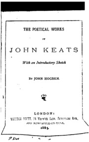 Cover of edition poeticalworksjo06keatgoog