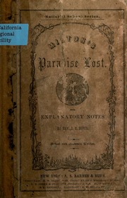 Cover of edition paradiselostmilt00miltiala