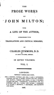 Cover of edition proseworksjohnm06symmgoog