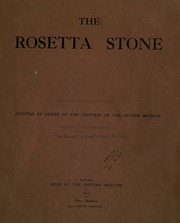 Cover of edition rosettastone00budguoft