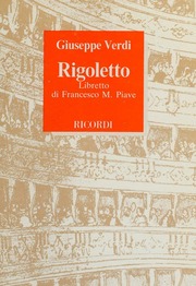 Cover of edition rigolettomelodra0000verd