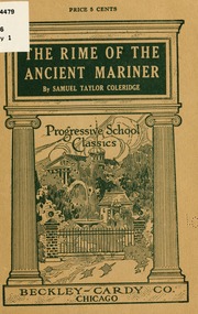 Cover of edition rimeofancientmar00coler