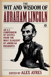 Cover of edition witwisdomofabrah0000linc