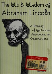 Cover of edition witwisdomofabrah0000linc_n9o9