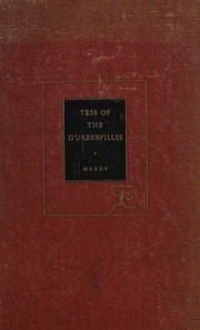 Cover of edition tessofdurbervill0000thom_z0s6