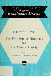 Cover of edition thespanishcomedy00kydt