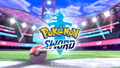 English Pokémon Sword title screen