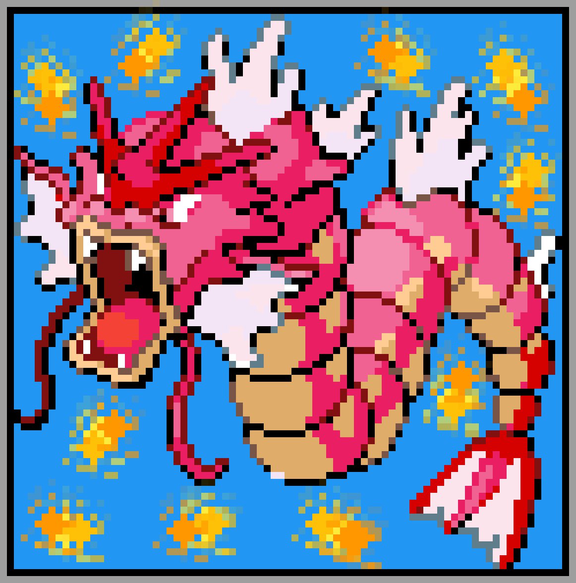 Pixilart - shiny gyarados pixel art by xenosbren