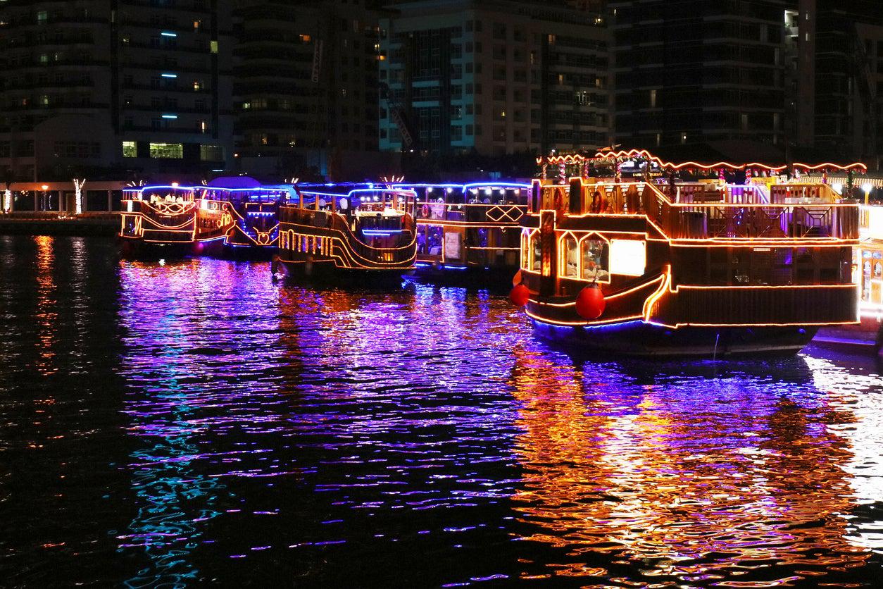 Dhow boats are a popular way to cruise the Marina (Getty Images/iStockphoto)