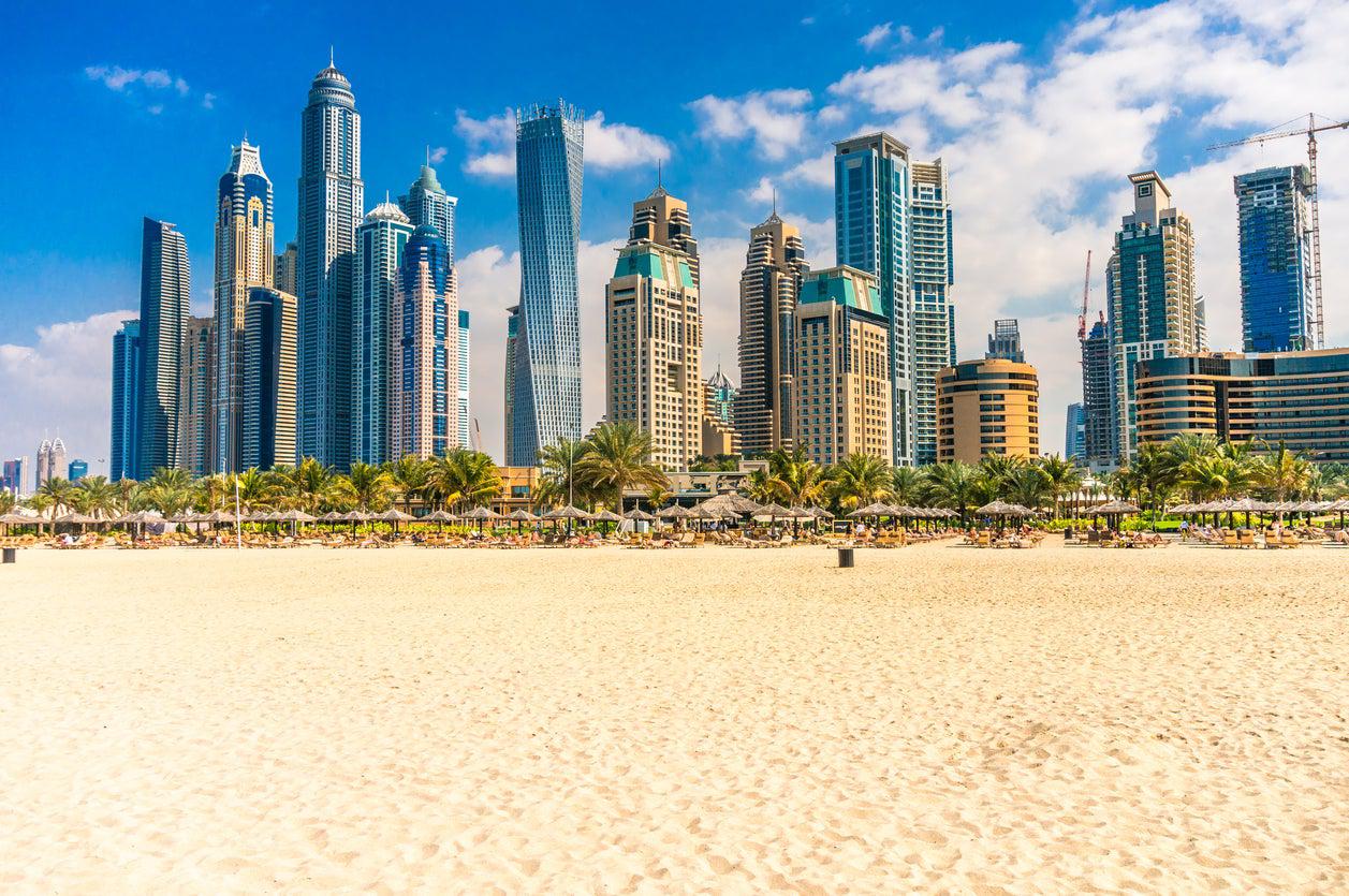 The beach with the Marina skyline in the background (Getty Images/iStockphoto)