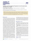 Synthesis and Thermophysical Properties of Low Viscosity Amino Acid-Based Ionic Liquids Cover Page