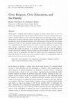 Research paper thumbnail of Civic Respect, Civic Education, and the Family