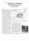 Research paper thumbnail of Féliu 2010 : L'oppidum de la Heidenstadt à Ernolsheim-lès-Saverne, fouilles 2007-2009