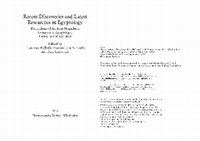 Research paper thumbnail of ‘Quarrying and landscape at Gebel el-Asr in the Old and Middle Kingdoms’, Recent Discoveries and Latest Researches in Egyptology: Proceedings of the First Neapolitan Congress of Egyptology, Naples, June 18th-20th 2008, ed. F. Raffaele, M. Nuzzollo, and I. Incordino (Wiesbaden: Otto Harrassowitz, 2010), 293-312.