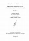 Theses of the Doctoral (PhD) Dissertation IMPROVEMENT OF METHODOLOGY FOR STRATEGY EVALUATION AND STRATEGIC AUDIT Cover Page