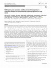 Research paper thumbnail of Multiregion gene expression profiling reveals heterogeneity in molecular subtypes and immunotherapy response signatures in lung cancer