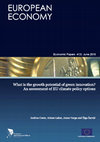 Research paper thumbnail of What is the Growth Potential of Green Innovation? An Assessment of EU Climate Policy Options