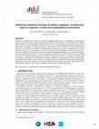 Research paper thumbnail of Reinforced statistical learning of auditory categories: A preliminary report of cognitive, cortical and computational mechanisms