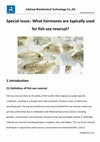 Research paper thumbnail of Special Issue：What hormones are typically used for fish sex reversal revised