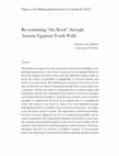 Re-examining "the Book" through Ancient Egyptian Tomb Walls Cover Page