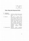 Research paper thumbnail of G. Nilai, Sikap dan Kepuasan Kerja