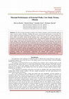 Research paper thumbnail of Thermal Performance of External Walls, Case Study Tirana, Albania