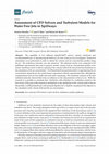 Research paper thumbnail of Assessment of CFD Solvers and Turbulent Models for Water Free Jets in Spillways