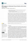 Research paper thumbnail of CFD Analysis of a Hydrostatic Pressure Machine with an Open Source Solver