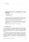 Research paper thumbnail of Estrategias para la represión en León (1936-1950)