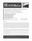 Usos sociales, beneficios socioeconómicos e indicadores en el patrimonio cultural: un estudio correlacional. Cover Page