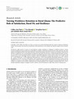 Research paper thumbnail of Nursing Workforce Retention in Rural Ghana: The Predictive Role of Satisfaction, Rural Fit, and Resilience