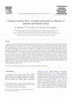 Research paper thumbnail of Fouling in natural flows: Cylinders and panels as collectors of particles and barnacle larvae