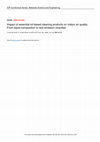 Impact of essential-oil-based cleaning products on indoor air quality: From liquid composition to test emission chamber Cover Page